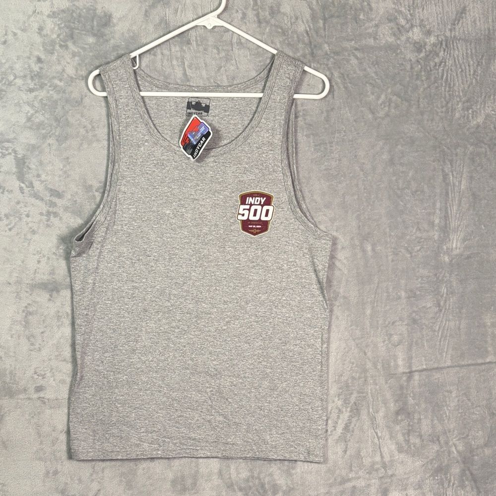 NWT New Indycar Gray Indy 500 Tank Size Small